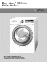 Bosch WFVC844PUC/23 Le manuel du propriétaire