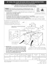 Frigidaire CPCS389EC4 Guide d'installation