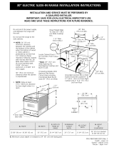 Frigidaire GLES388ASB Guide d'installation