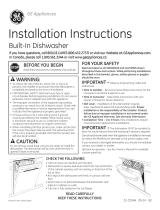 GE PDT760SIF7II Guide d'installation