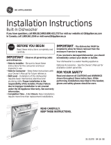 GE HDA3600H35WW Guide d'installation