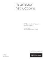 GE ZIFP360NHBLH Guide d'installation