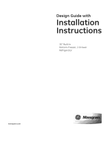 GE ZIW30GNZAII Guide d'installation