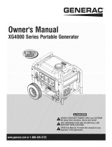 Generac XG4000-5778-1 Le manuel du propriétaire