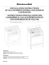 KitchenAid KGRS807SWH02 Guide d'installation