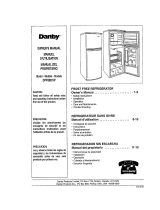 Danby DFF8801W Le manuel du propriétaire