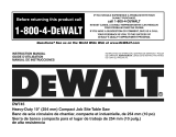 DeWalt DW745 TYPE 3 Le manuel du propriétaire