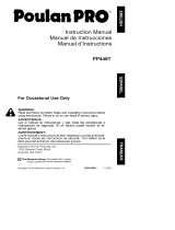 Poulan Pro PP446T Le manuel du propriétaire