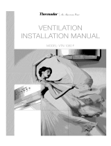 Thermador VTN1080F/01 Guide d'installation