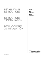 Thermador T24ID80NRP/42 Guide d'installation