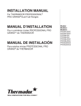 Thermador PRD48JDSGU/07 Guide d'installation