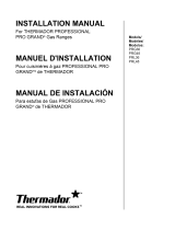 Thermador PRG366JG/02 Guide d'installation