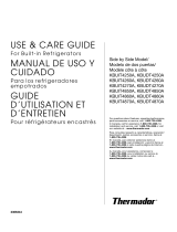 Thermador KBUDT4860A/02 Le manuel du propriétaire