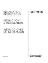 Thermador T36IT71FN/23 Guide d'installation