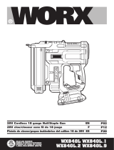 Worx WX840L.3 Le manuel du propriétaire