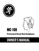Mackie MC-100 Le manuel du propriétaire