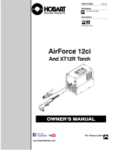 HobartWelders AIRFORCE 12ci AND XT12R TORCH Le manuel du propriétaire