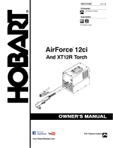HobartWelders AIRFORCE 12ci AND XT12R TORCH Le manuel du propriétaire