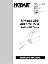 Hobart Welding Products AIRFORCE 250/250A Le manuel du propriétaire