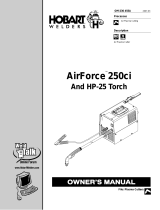 HobartWelders AIRFORCE 250ci AND HP-25 TORCH Manuel utilisateur