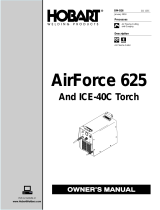 Hobart AIRFORCE 625 and ICE-40C TORCH Le manuel du propriétaire