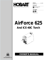 HobartWelders AIRFORCE 625 and ICE-40C TORCH Le manuel du propriétaire