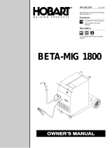 HobartWelders BETA-MIG 1800 Le manuel du propriétaire