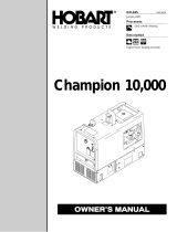 HobartWelders CHAMPION 10,000 KOHLER Le manuel du propriétaire