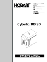 Hobart CYBERTIG 180 SD Le manuel du propriétaire