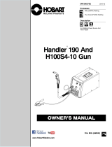 HobartWelders HANDLER 190 AND H100S4-10 GUN Le manuel du propriétaire