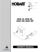 HobartWelders HSW 25 Le manuel du propriétaire