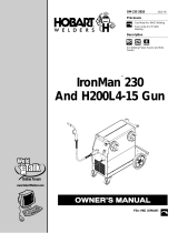 HobartWelders IRONMAN 230 AND H200L4-15 GUN Le manuel du propriétaire