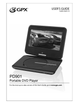 GPX PD901 Manuel utilisateur