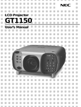 NEC GT1150 Series Manuel utilisateur