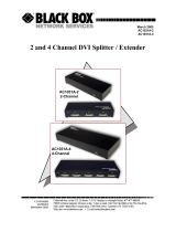Black Box 3-Channel DVI Extender Manuel utilisateur