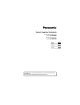 Panasonic CQRX200U - AUTO RADIO/CD/MP3 DECK System Upgrade Manualbook