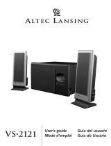 Altec Lansing VS2121 Manuel utilisateur