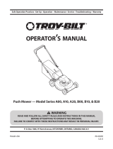 Troy-Bilt A20 Series Manuel utilisateur