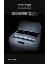 Boxis Autoshred AF100 Manuel utilisateur