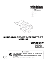 Shindaiwa 280TS Manuel utilisateur