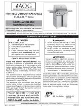 AOG Portable Grill T-Series Manuel utilisateur