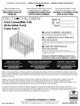 Delta Children Kingswood 4-in-1 Convertible Baby Crib Assembly Instructions