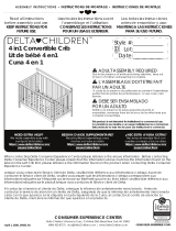 Delta Children Kingswood 4-in-1 Convertible Baby Crib Assembly Instructions