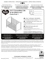 Delta Children Minnie Mouse 4-in-1 Convertible Crib Assembly Instructions
