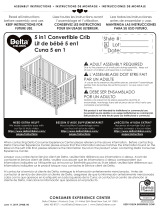 Delta Children Mercer 6-in-1 Convertible Crib Assembly Instructions