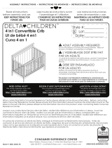 Delta Children Fancy 4-in-1 Crib Assembly Instructions