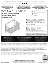 Delta ChildrenFancy 4-in-1 Convertible Crib