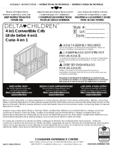 Delta Children Emery 4-in-1 Convertible Crib Assembly Instructions