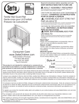 Delta ChildrenSerta Toddler Guardrail/Daybed Rail Kit for 4-in-1 Cribs