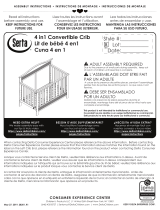 Delta Children Barrett 4-in-1 Convertible Crib Assembly Instructions